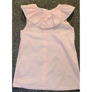 Bella Bliss 100% Cotton Size 4T Pink Polka Dot Dress